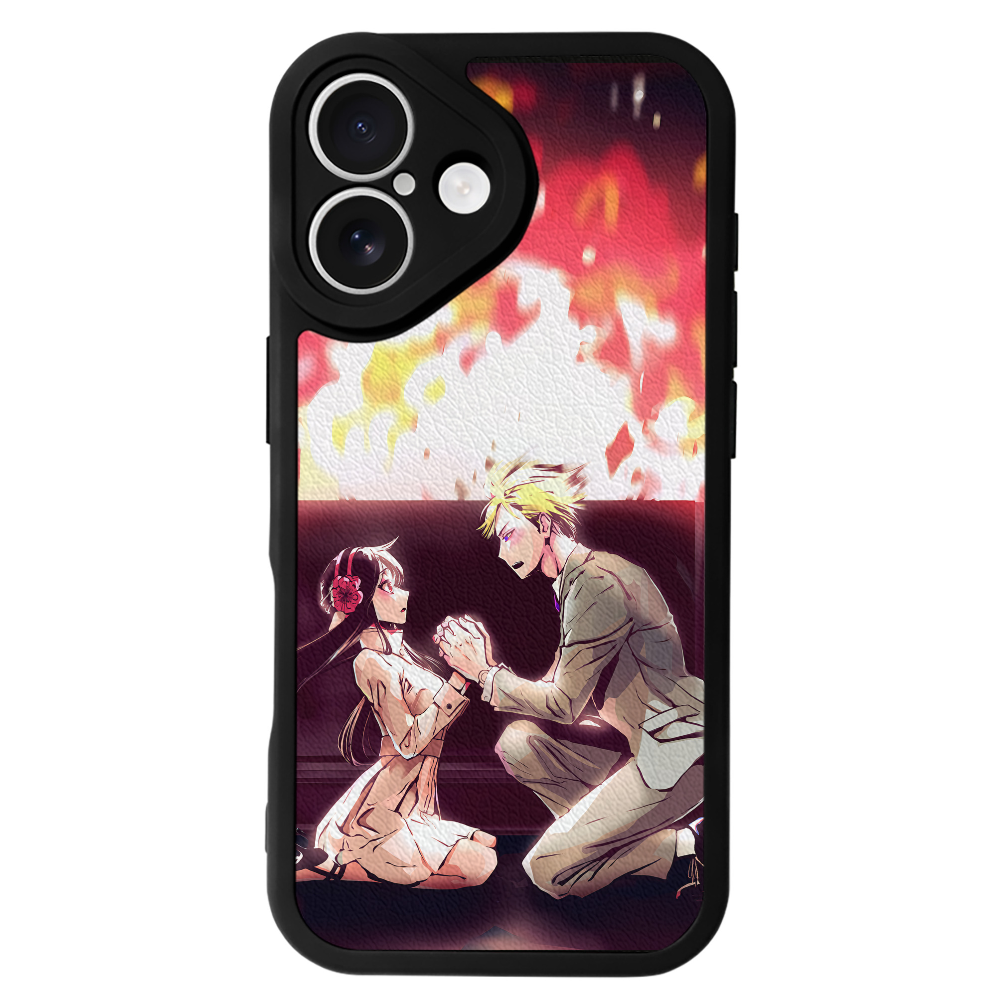 （画像用） SPY×FAMILY间谍家家酒 【iPhone 16シリーズ対応】シリコンスマホケース（レザー調） 材質：シリコン